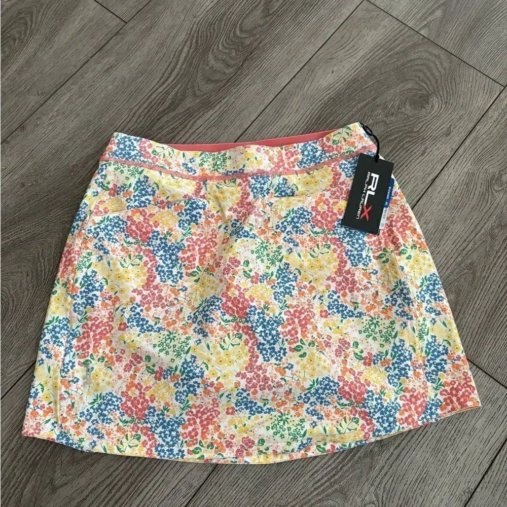 Ralph Lauren floral 17” golf skort